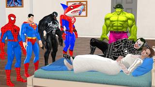 Game SPIDER-MAN 2🕷️Spider-man Challenge Props Mosquito Racket vs Superhero vs Joker vs Superman screenshot 5