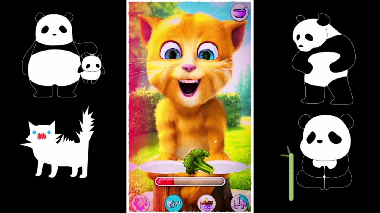 Talking tom cat 🐱🍧  