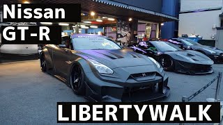 R35 Dry carbon wide body kit 【LIBERTYWALK】