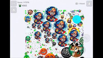 【Agar.io Mobile】110K！Duo Server Takeover