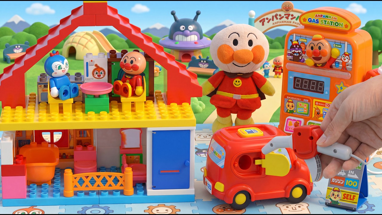 90 Minutes Satisfying with Unboxing Anpanman Lego-style House Toy 90 Minutes Satisfying with Unboxing Anpanman Lego-style House Toy