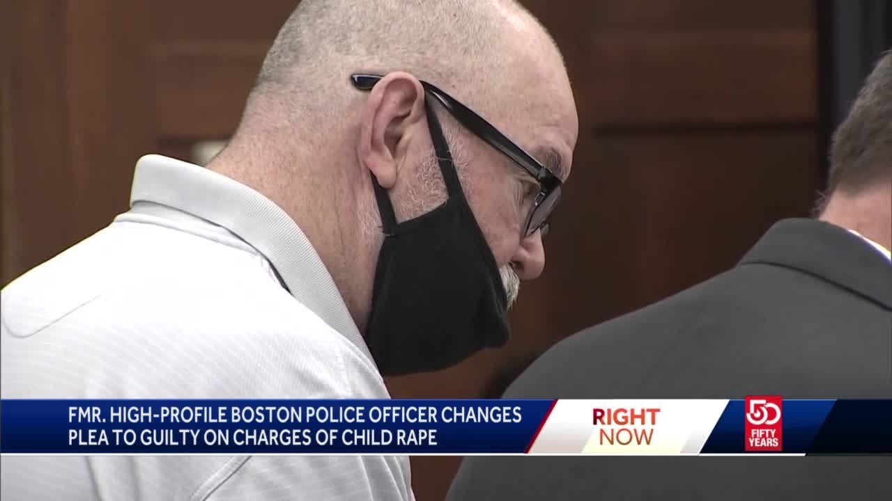 Ex-Boston police officer, union chief pleads guilty to child rape - YouTube