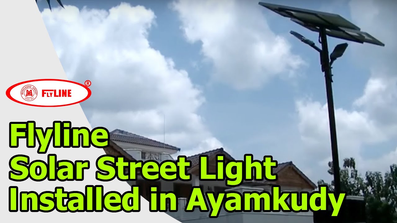 Flyline Solar Automatic Garden light installed in Ayamkudi, Kottayam - Murickens Group | 9188323232