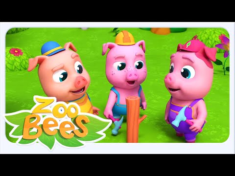 Belajar Sambil Tertawa dengan Dongeng Tiga Babi Kecil | Kartun Edukatif