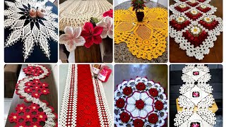 TOP UNIQUE &amp; BEAUTIFUL CROCHET TABLE RUNNER,LACES AND STYLISH MATS NEW DESIGN COLLECTION 2026