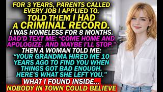 My Parents Called Every Job I Applied To And Told Them I Had A Criminal Record