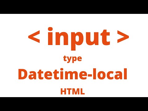 input type datetime-local in html | datetime-local | HTML input type datetime-local in hindi #79