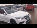 Mercedes E Class Convertible White With Red Roof