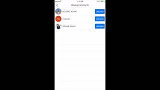 How to block or unblock a contact in imo