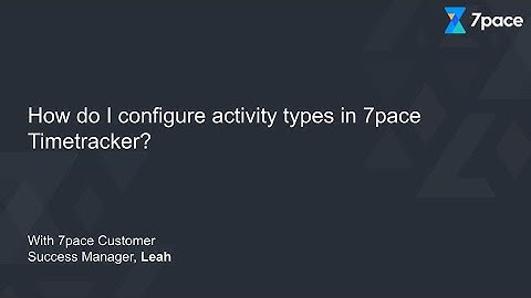 How do I configure activity types in 7pace Timetracker extension for Azure DevOps?
