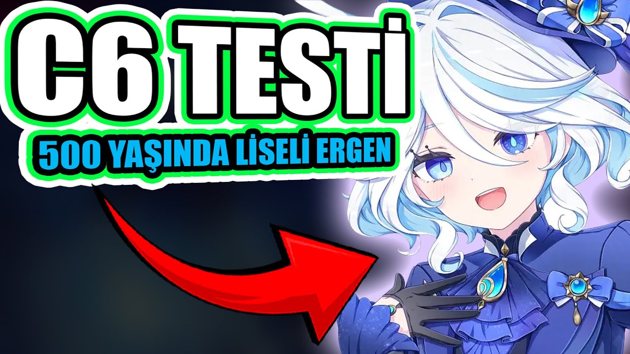 DPS C6 FURİNA TEST ETTİK | DPS hali iyi mi ? | Genshin Impact Türkçe