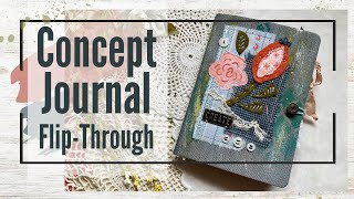 Did I Prove the Concept The Finished Dollar Tree Folk Art Journal