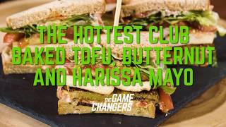 The Hottest Club: Baked Tofu, Butternut and Harissa Mayo | The Game Changers