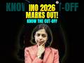 INO 2026 marks are out | Check your cut off here | #shorts #trending #INO #NSEP #NSEA #viral #jee