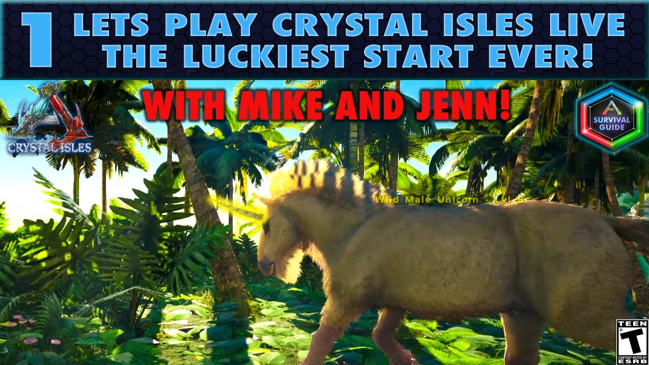 Let's Play Crystal Isles Live: Episode 1 - The Luckiest Start on Crystal Isles EVER!