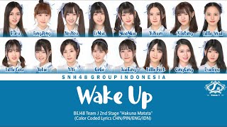 BEJ48 Team J - Wake Up | Color Coded Lyrics CHN/PIN/ENG/IDN
