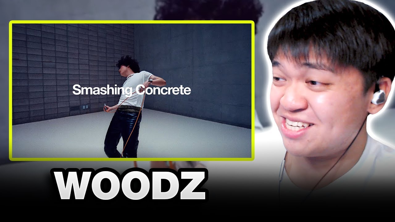 SO WILD!! | WOODZ (우즈) - Smashing Concrete Visualizer Reaction