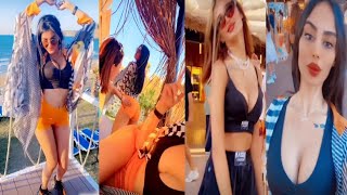 بنات سلطانة رقص بملابس الشاطئ علي رمال تركيا هز ورقص ناار بنات سلطانه 2022