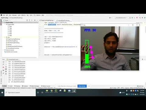 Control System Volume using OpenCV - Python