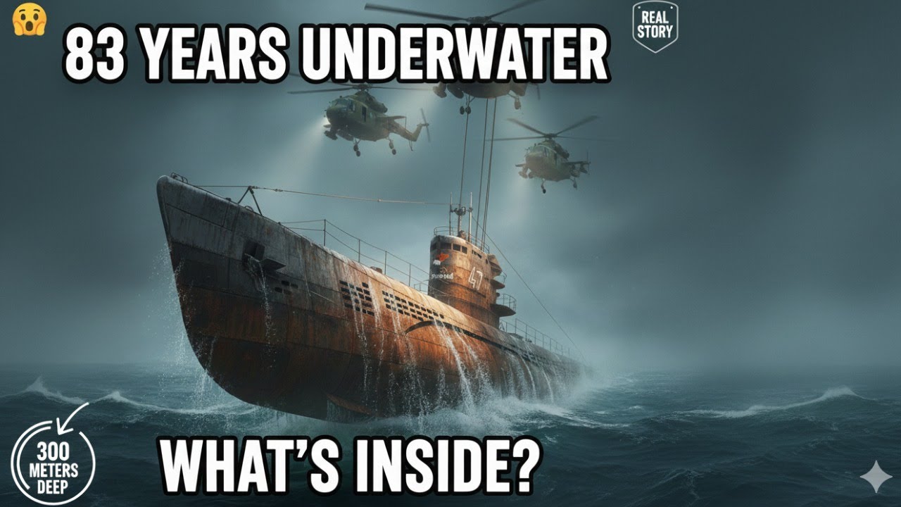 Поднятие самой смертоносной подводной лодки Гитлера со дна океана. Реставрация U-47.