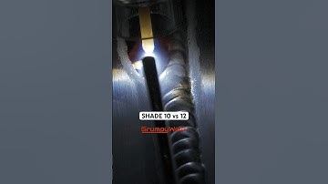 Welding lens shade comparison #tigwelding #weldingtipsandtricks