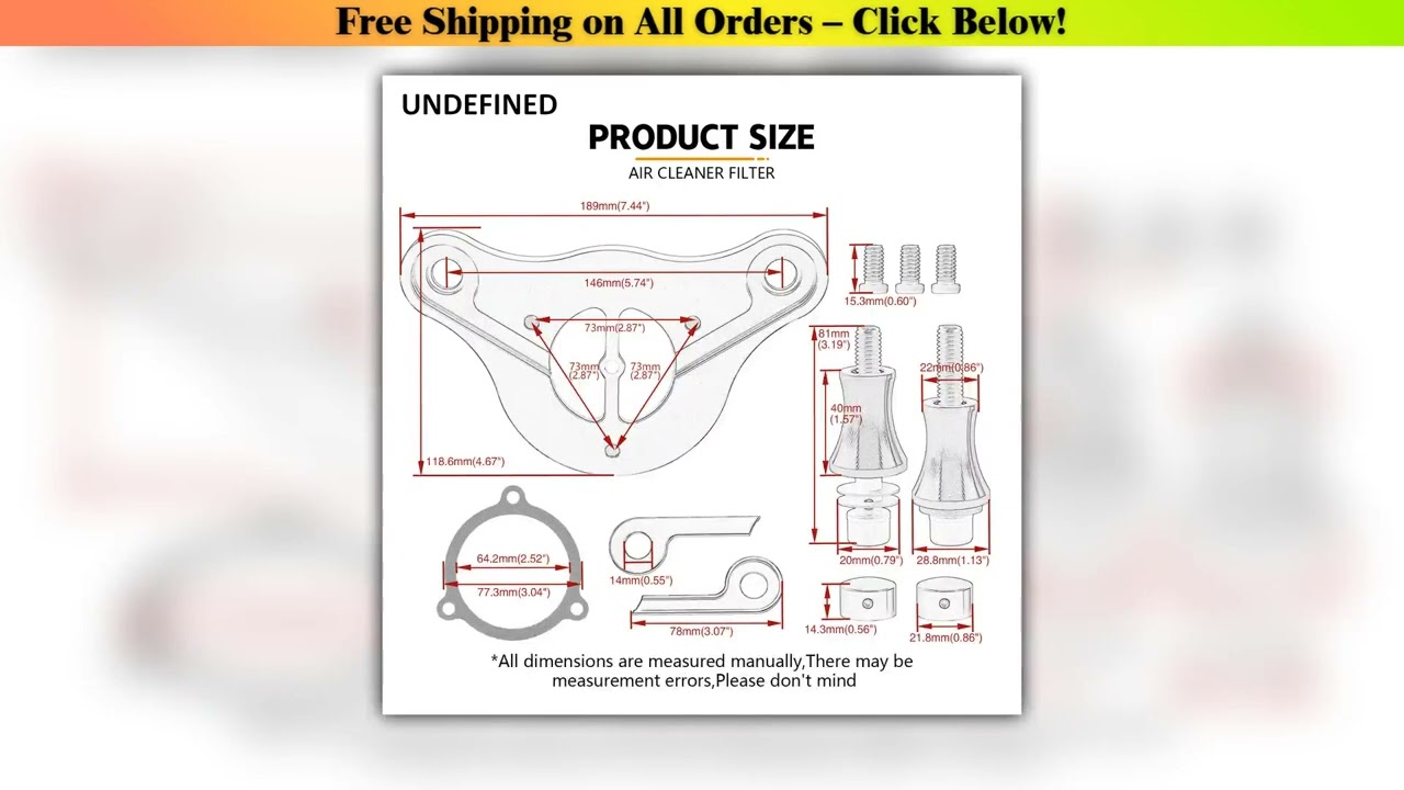 For Harley Sportster 1991-2023 Air Filter Motorcycle Air Cleaner Filter Domino Kit