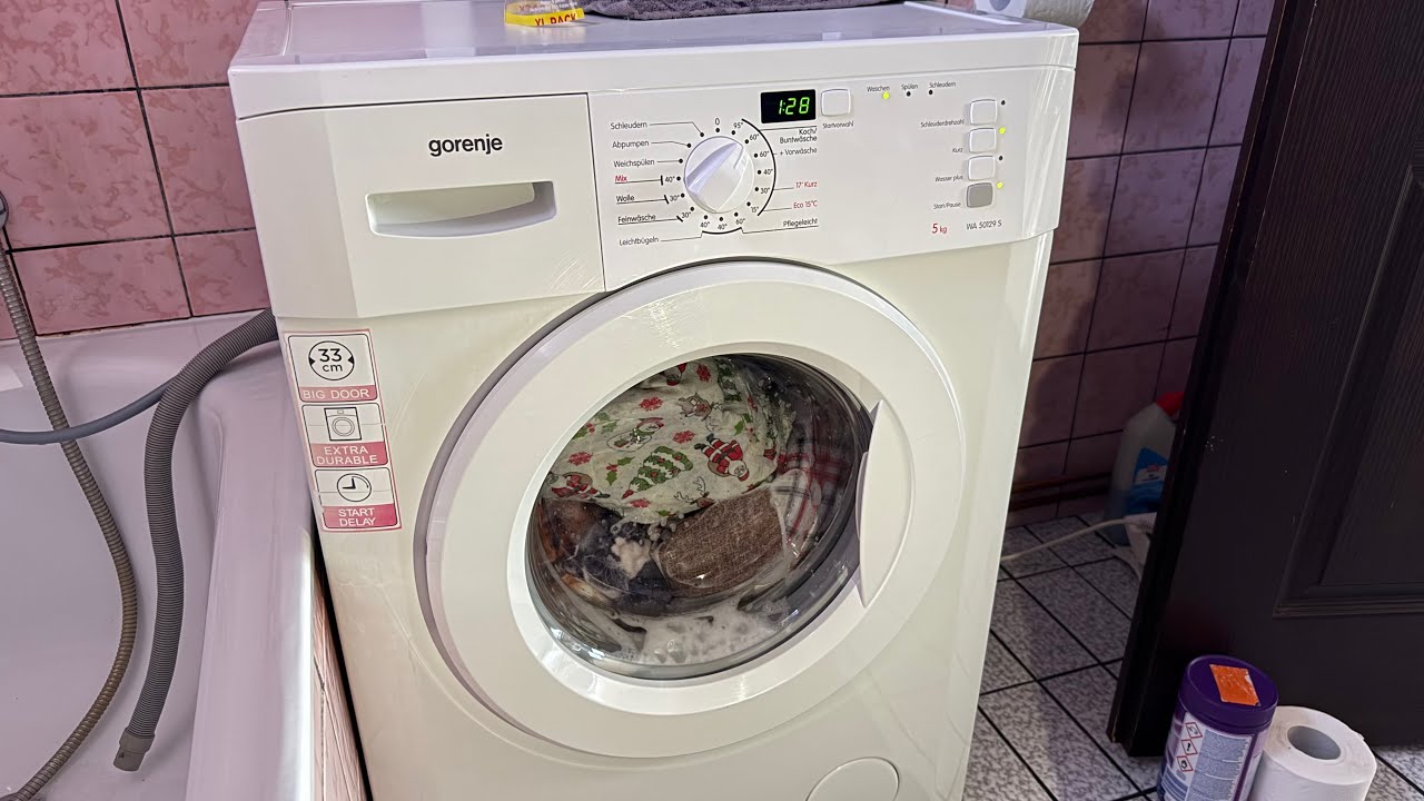 Gorenje WA50129S - Cottons 60°C + Quick (Complete Cycle)