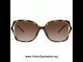 Michael Kors Sunglasses Womens Interlaken MK2153U 30058G Bio Black 5518140 Dark TortoiseGold Logo B