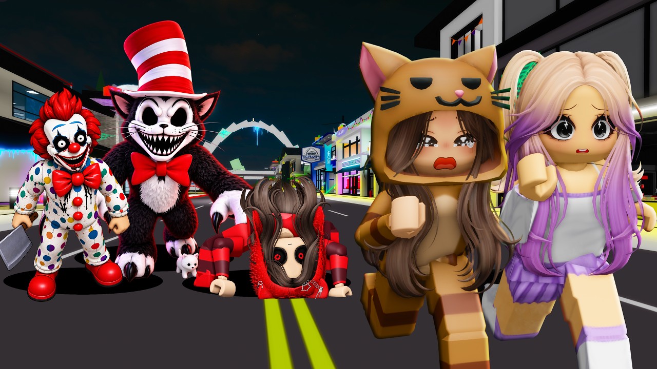 Sobrevive al ATAQUE de los PEORES MONSTRUOS de Brookhaven Roblox