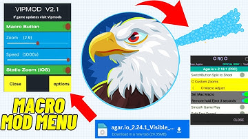 Agario Xelahot Macro Mod Menu New! with No Lag and Zoom for iOS/Android