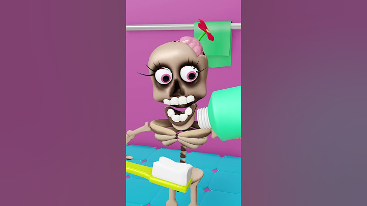 Bony Just Wants To Brush Teeth Trick #shorts