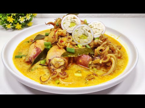 Resep Gulai Cumi Bunting Isi Tahu Telur