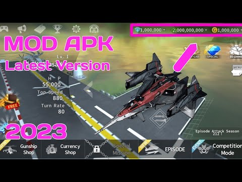 Gunship Battle Mod Apk Latest Version 2023 mới nhất 2023