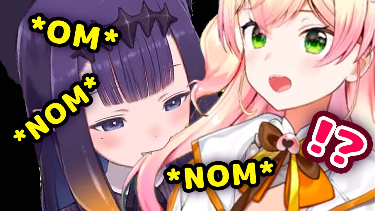 Ina Trying To Eat Nene Is So Cute 【ENG Sub/Hololive】