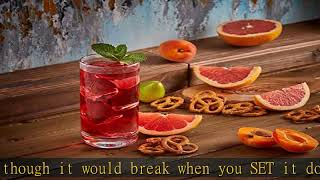 JoyJolt Faye 13oz Highball Glasses, 6pc Tall Glass Sets. Lead-Free Crystal Glass Drinking Glasses.