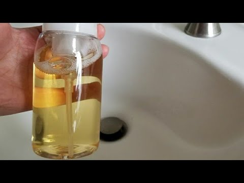 V.2 Making liquid soap using only sodium hydroxide (NaOH). KOH in the video  caption was a typo. 