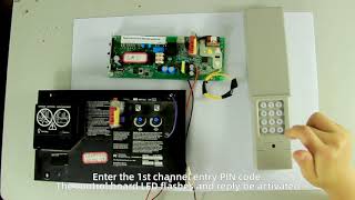 Wireless keypad for garage door JP LT