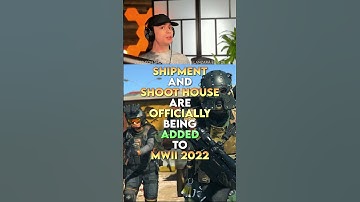 SHIPMENT and SHOOT HOUSE are OFFICIALLY being ADDED to Call of Duty MODERN WARFARE 2 2022