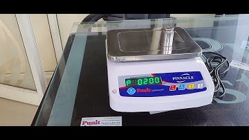 HOW TO OPERATE PUNIT INSTRUMENT  MAKE WEIGHING MACHINE.