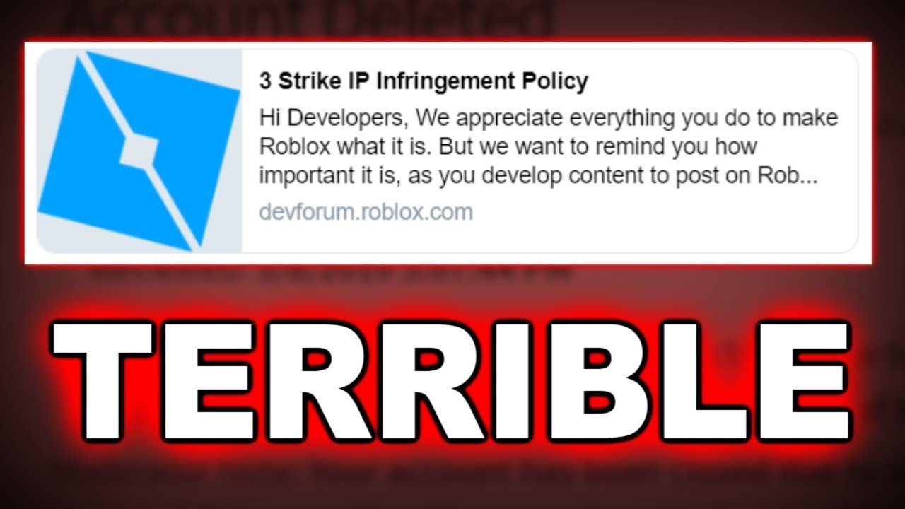 Robloxs New Copyright Policy Youtube - roblox policy