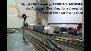 Layout Operating CTC Signal System Demonstration