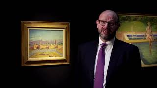 A wartime painting by Churchill up for auction screenshot 1