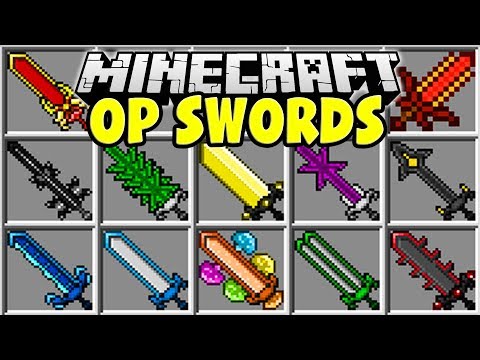 Minecraft OP SWORDS MOD  CRAFT GOD SWORDS AND KILL ANY MINECRAFT