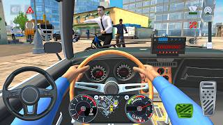 Taxi Cab Driving Simulator 3D: Corvette Stingray City Super Taxi sim - car game android gameplay