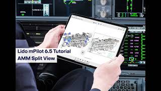 Lido mPilot 6.5 video tutorial:AMM Split View / Lufthansa Systems