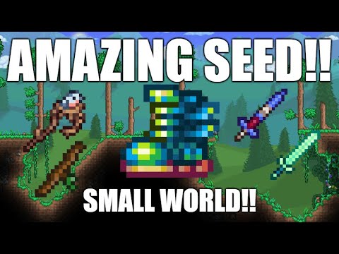 Terraria 1.4.4.9 Amazing Seed Small World!