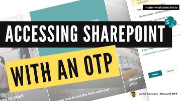 Share a SharePoint Site with a One Time Passcode (OTP)