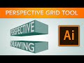 Perspective grid tool - Illustrator tutorial