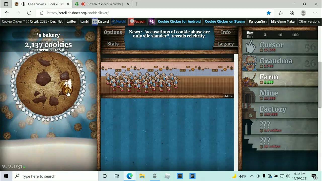 Using An Autoclicker On Cookie Clicker 2! (☞ﾟヮﾟ)☞ ☜(ﾟヮﾟ☜) YouTube