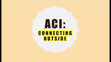Cisco ACI: Connecting Outside